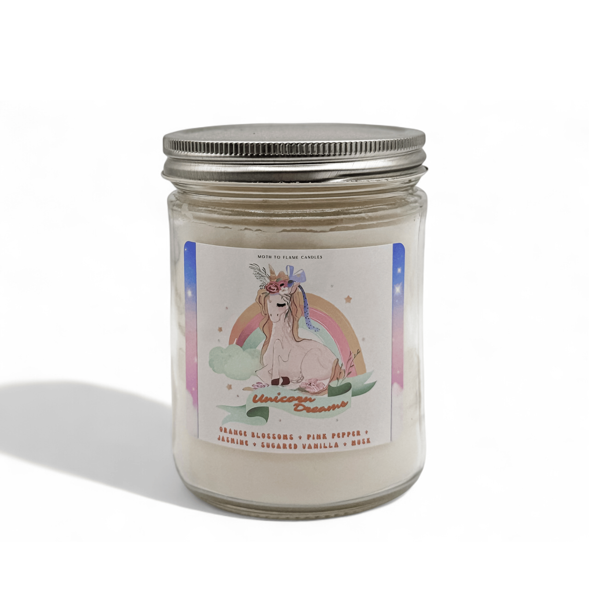 Moth to Flame Candles 12 oz Unicorn Dreams – 7 oz Candle