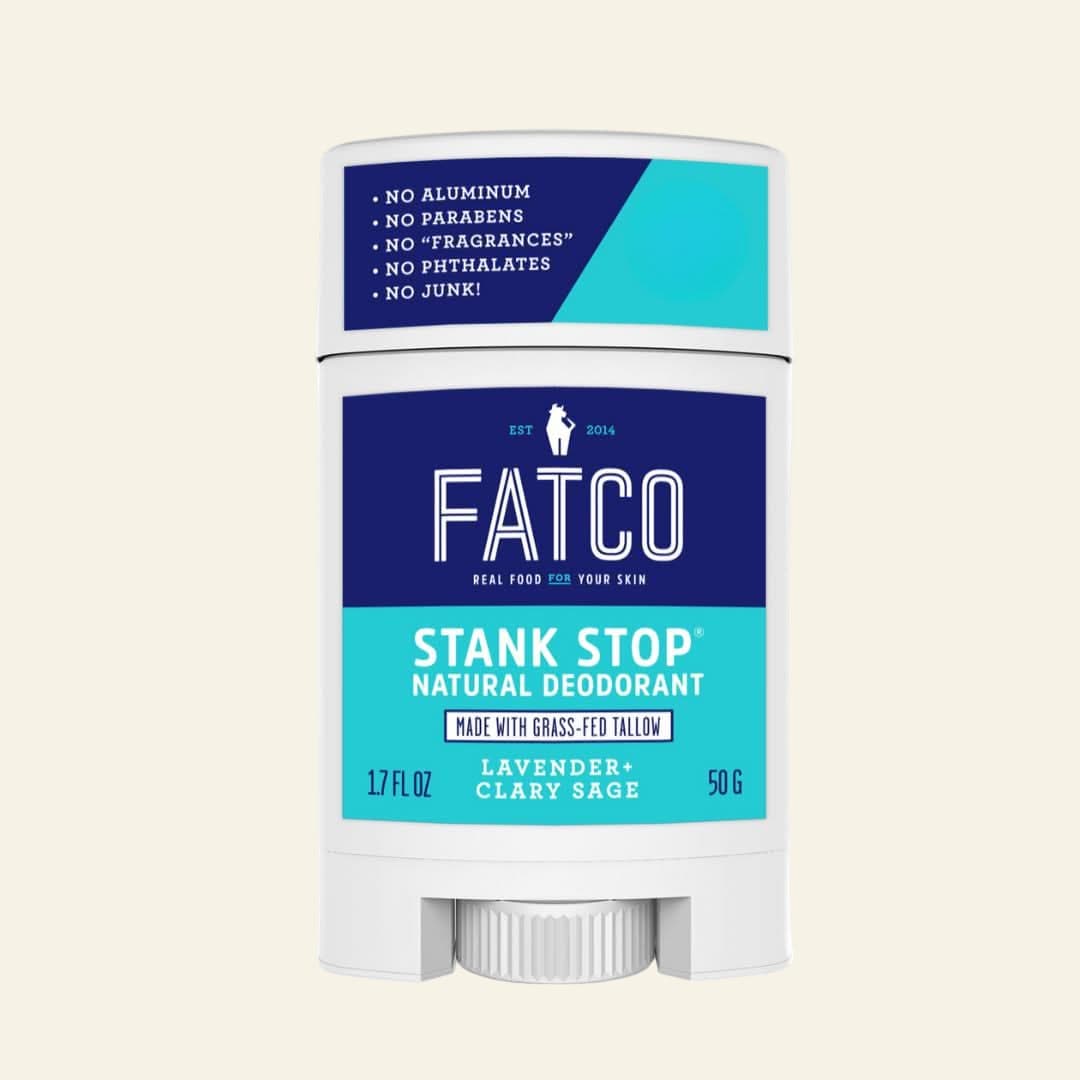 FATCO Skincare Products Stank Stop Deodorant Stick, Lavender+Sage, 1.7 Oz