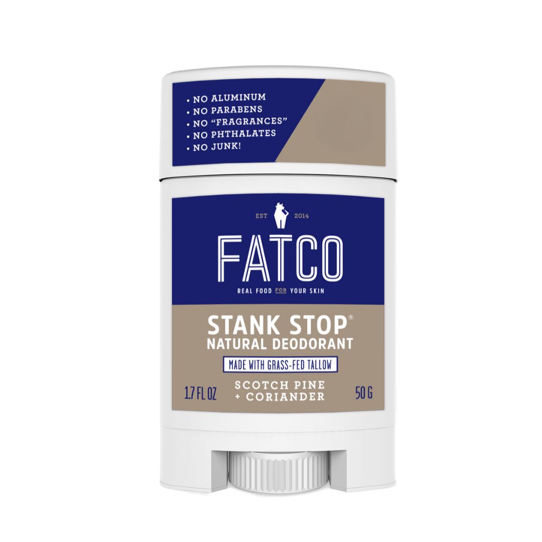 Stank Stop Deodorant Stick, Scotch Pine + Coriander, 1.7 Oz - My American Goods