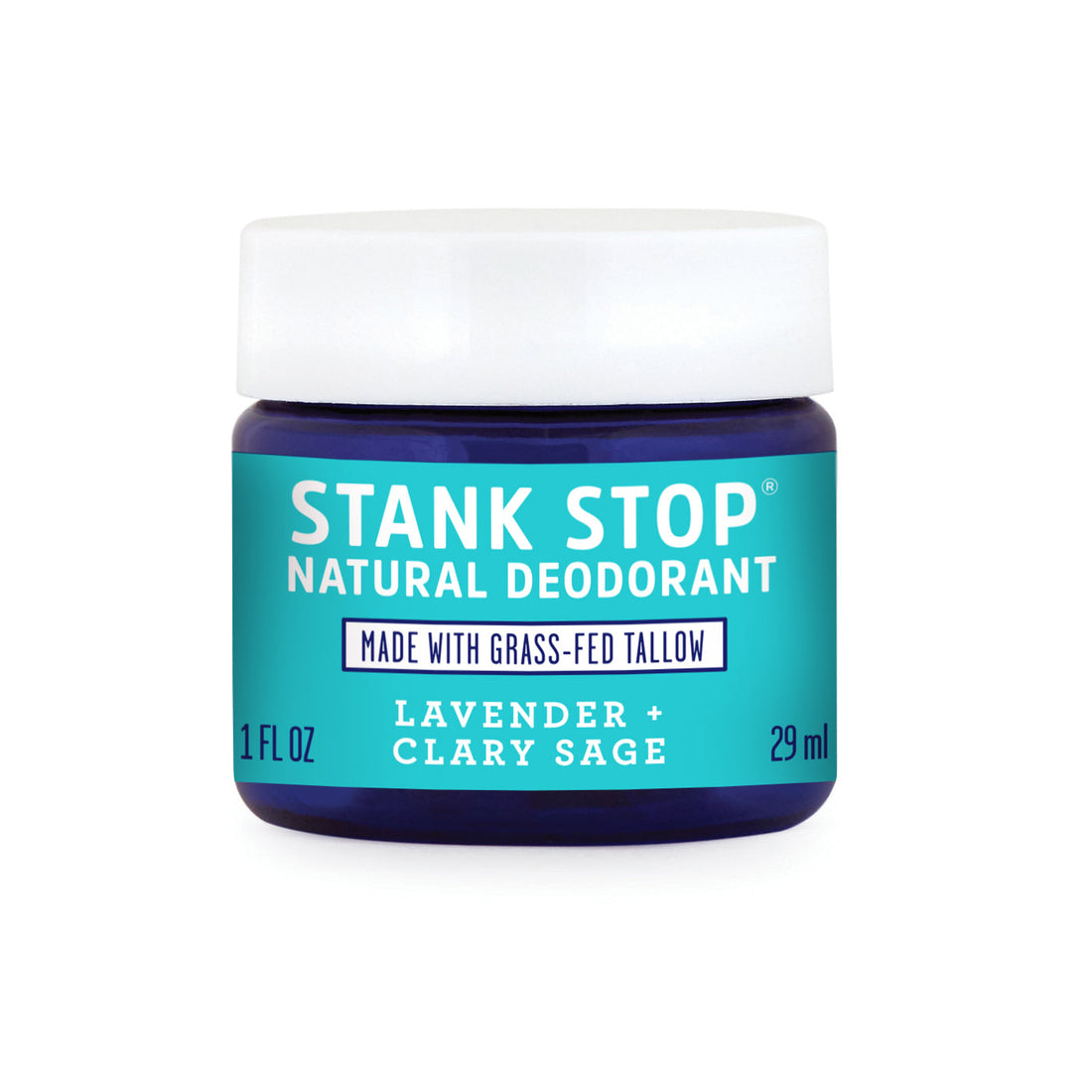 Stank Stop Cream Deodorant, Lavender+Sage, 1 Oz - My American Goods