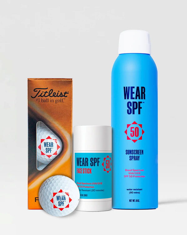 Tee Time Golf Sunscreen Bundle