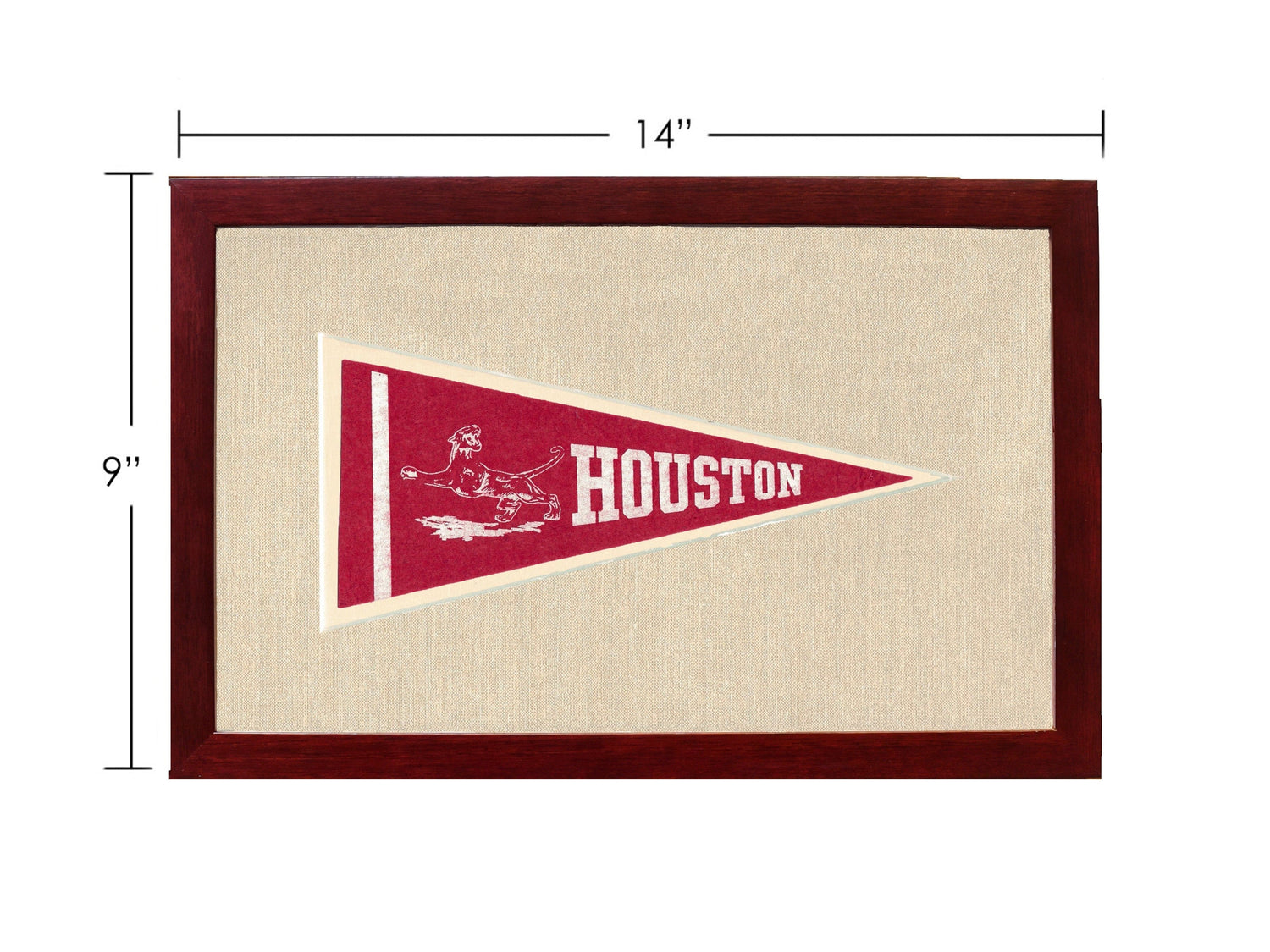 Americana Memories Vintage Pennants and Memorabilia Vintage Houston Pennant
