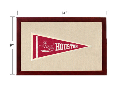 Americana Memories Vintage Pennants and Memorabilia Vintage Houston Pennant