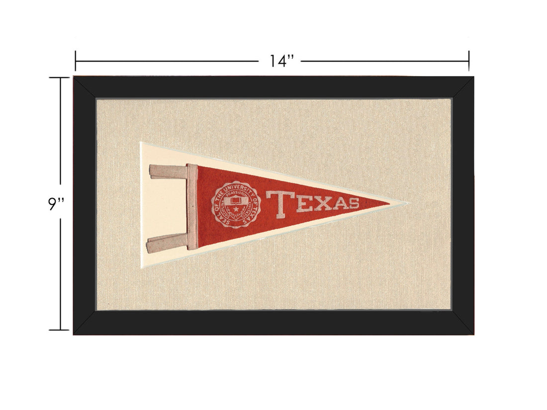 Americana Memories Vintage Pennants and Memorabilia Vintage University of Texas Pennant