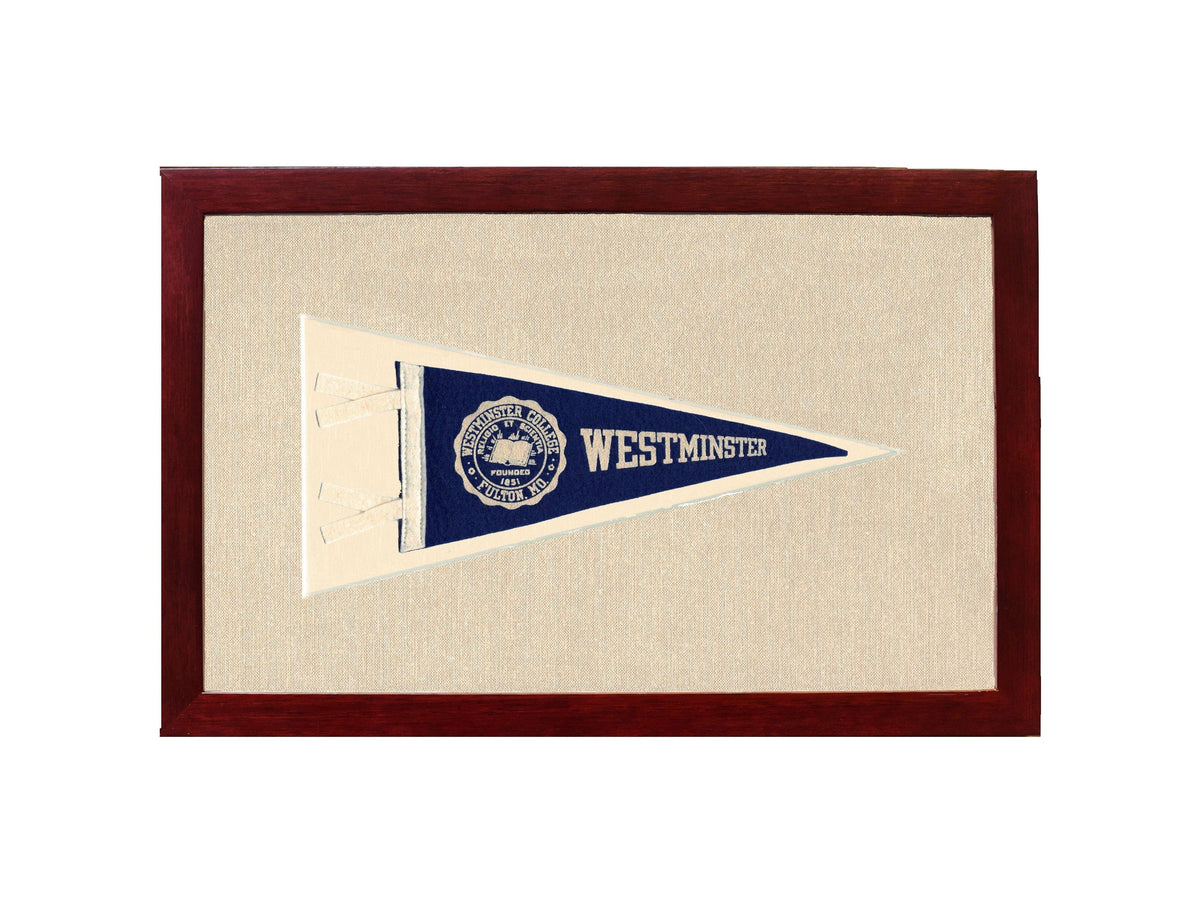Americana Memories Vintage Pennants and Memorabilia Vintage Westminster College Pennant
