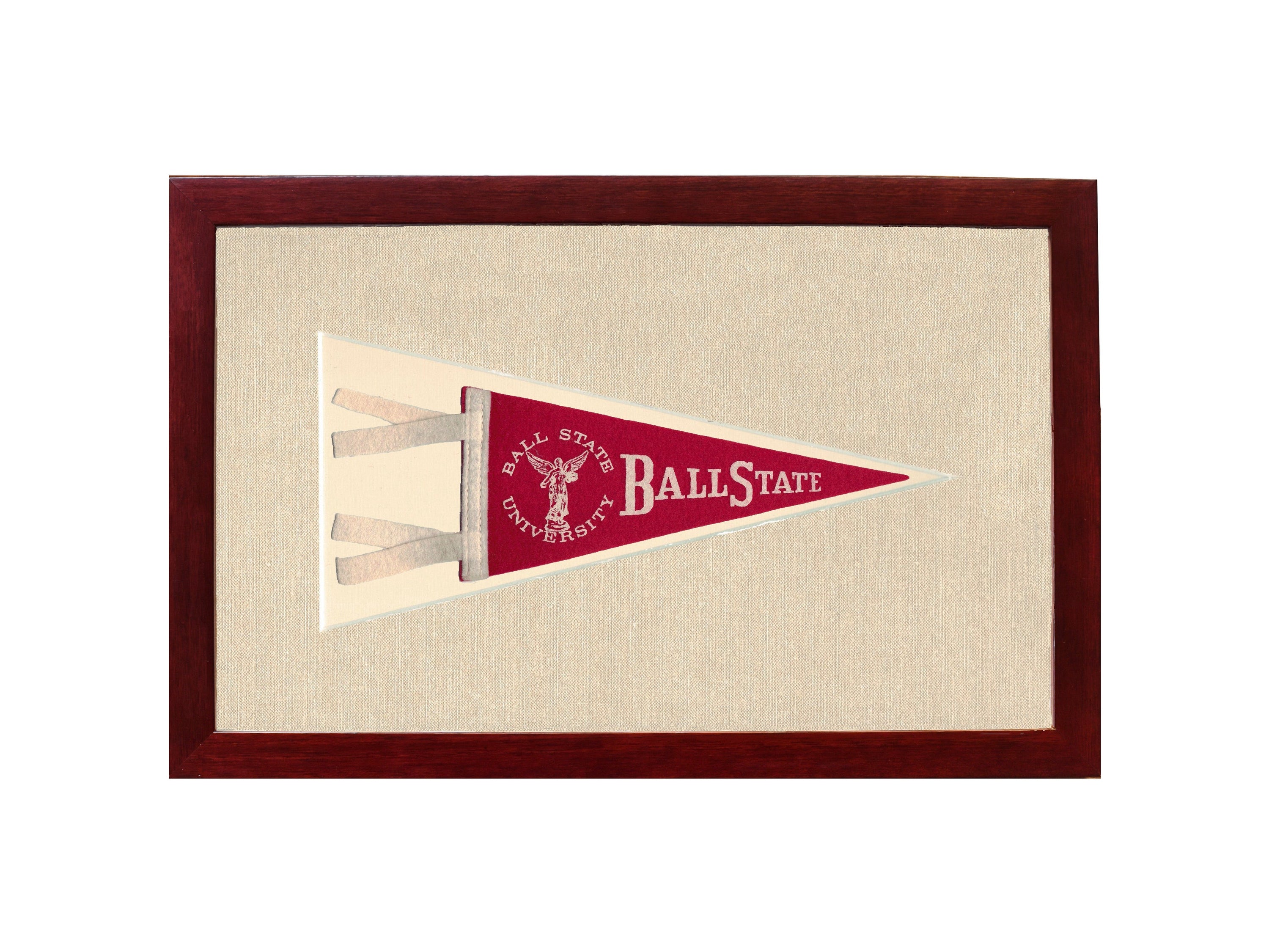 Vintage Ball State University Pennant