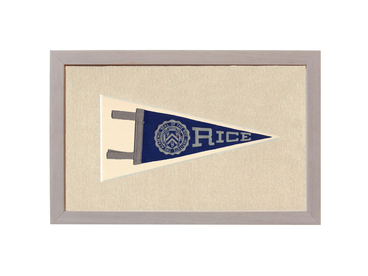 Americana Memories Vintage Pennants and Memorabilia Vintage Rice Pennant