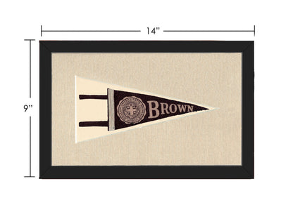 Americana Memories Vintage Pennants and Memorabilia Vintage Brown University Pennant