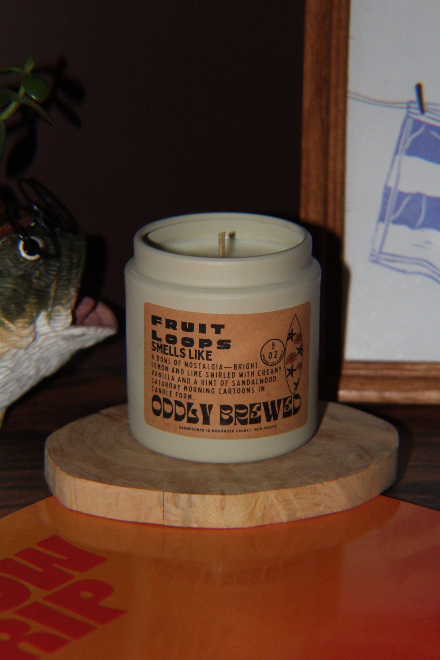 Oddly Brewed Soy candle Fruit Loops Soy Candle Tins