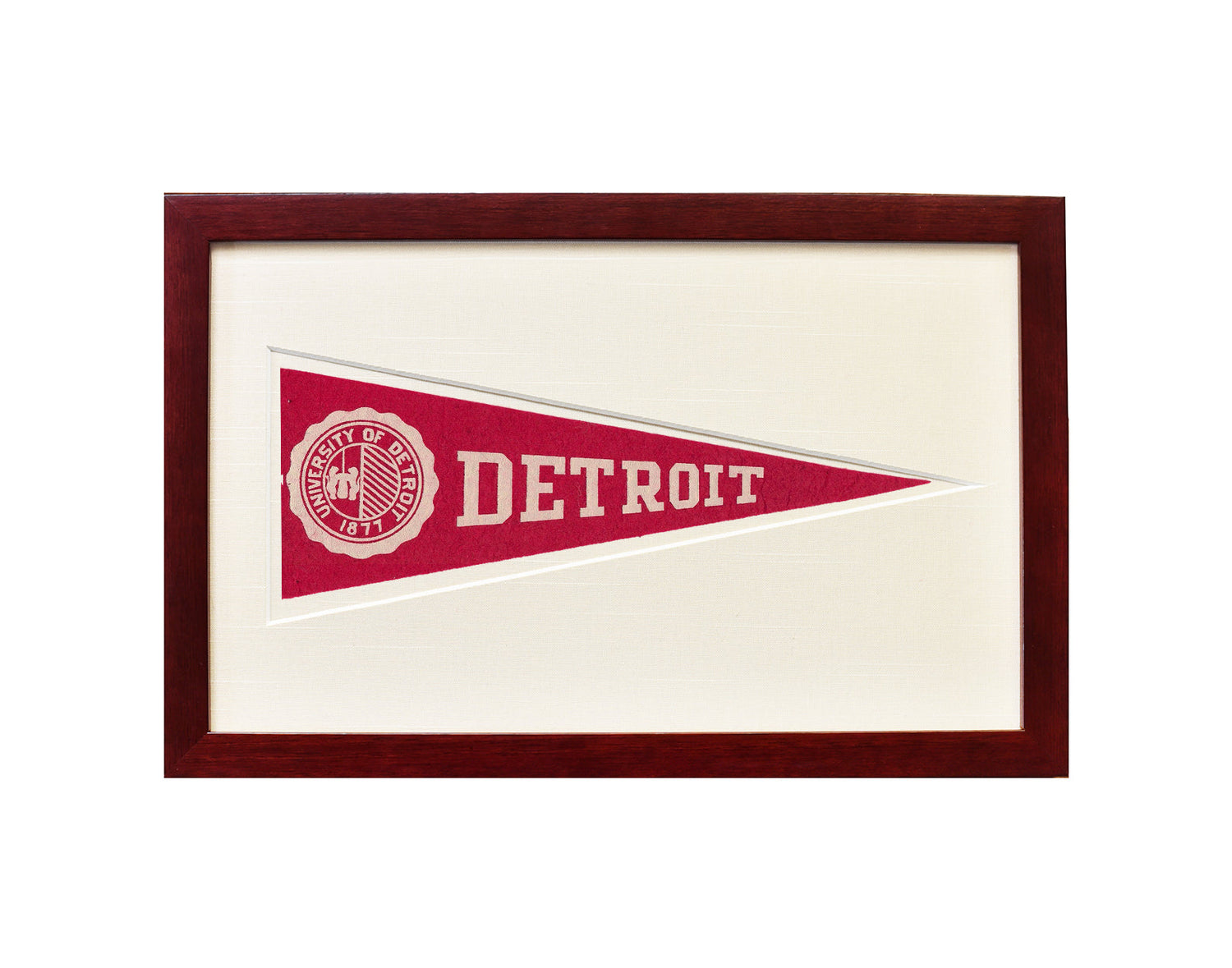 Vintage Detroit University Hormel Pennant