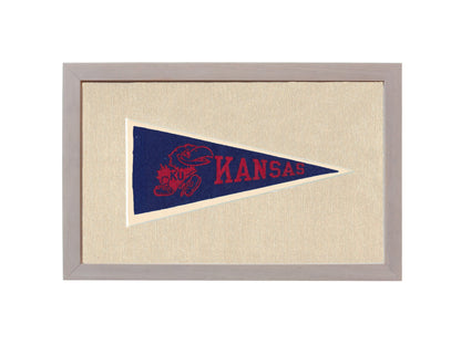 Americana Memories Vintage Pennants and Memorabilia Vintage University of Kansas Pennant