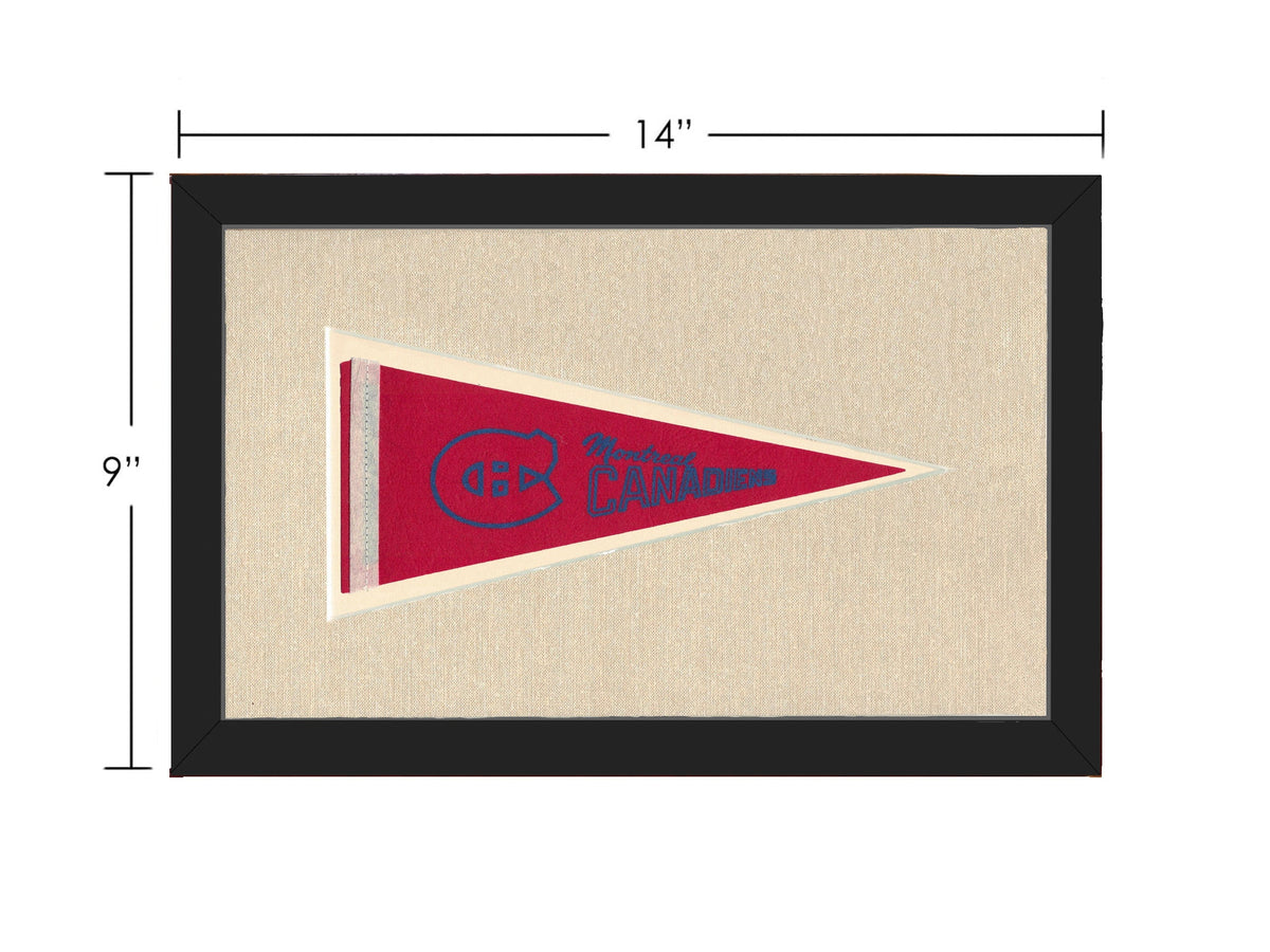 Americana Memories Vintage Pennants and Memorabilia Vintage Montreal Canadiens Pennant