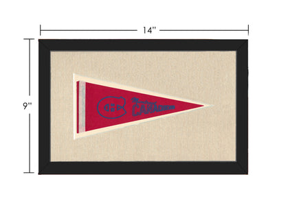 Americana Memories Vintage Pennants and Memorabilia Vintage Montreal Canadiens Pennant