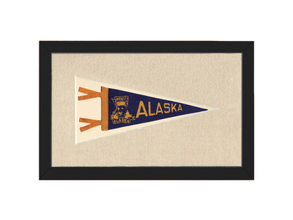 Vintage University of Alaska Pennant