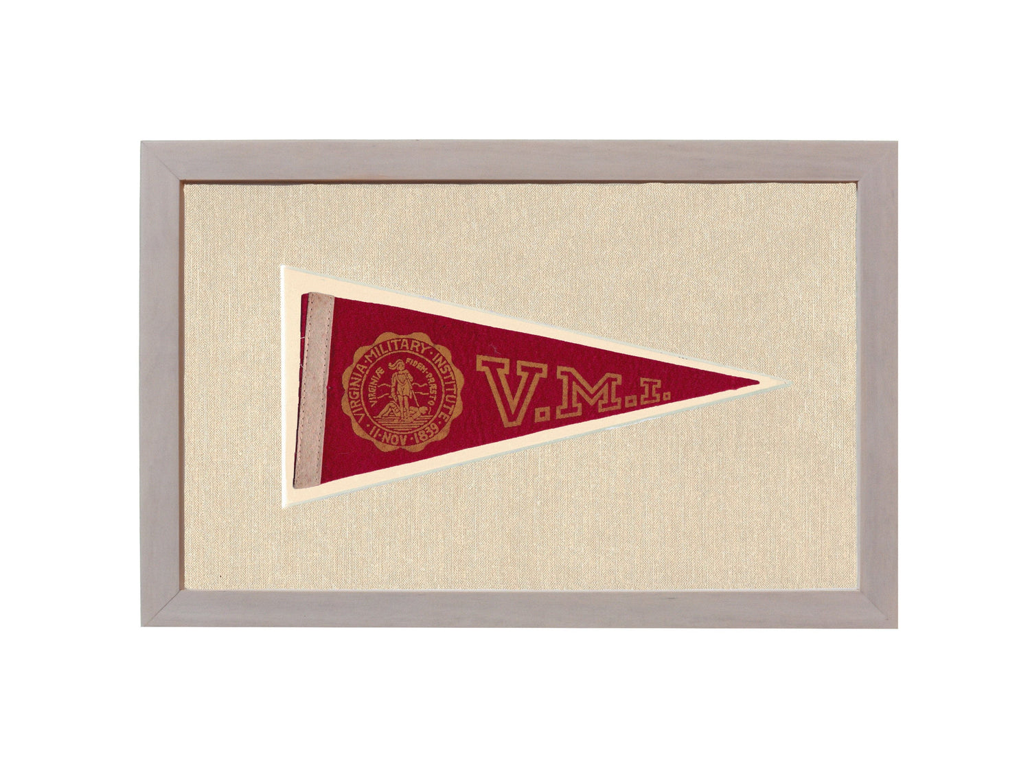 Americana Memories Vintage Pennants and Memorabilia Vintage Virginia Military Institute Pennant