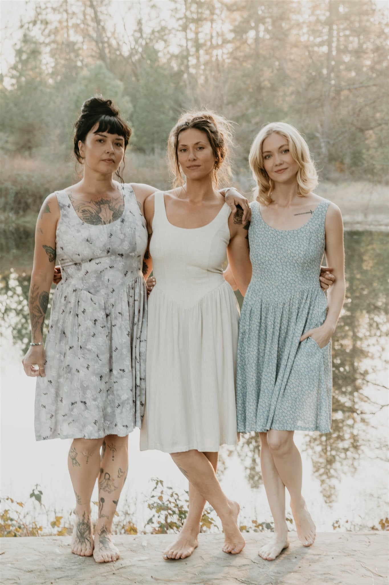 Agnes dress in Lavender Rose Cloud Challis