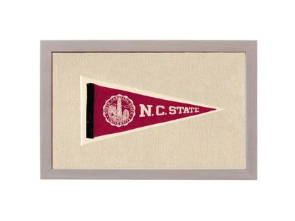 Americana Memories Vintage Pennants and Memorabilia Vintage NC State Pennant