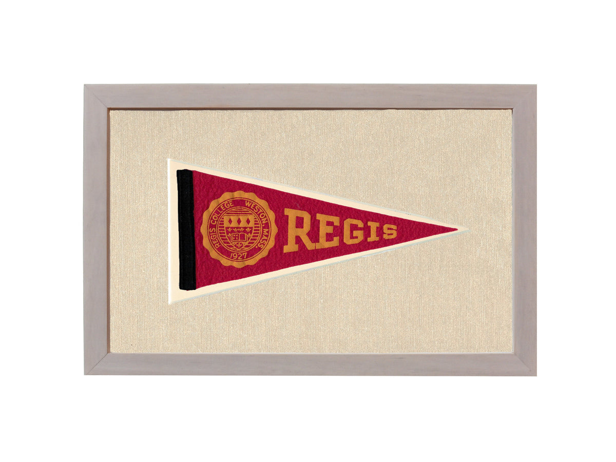 Vintage Regis College Pennant
