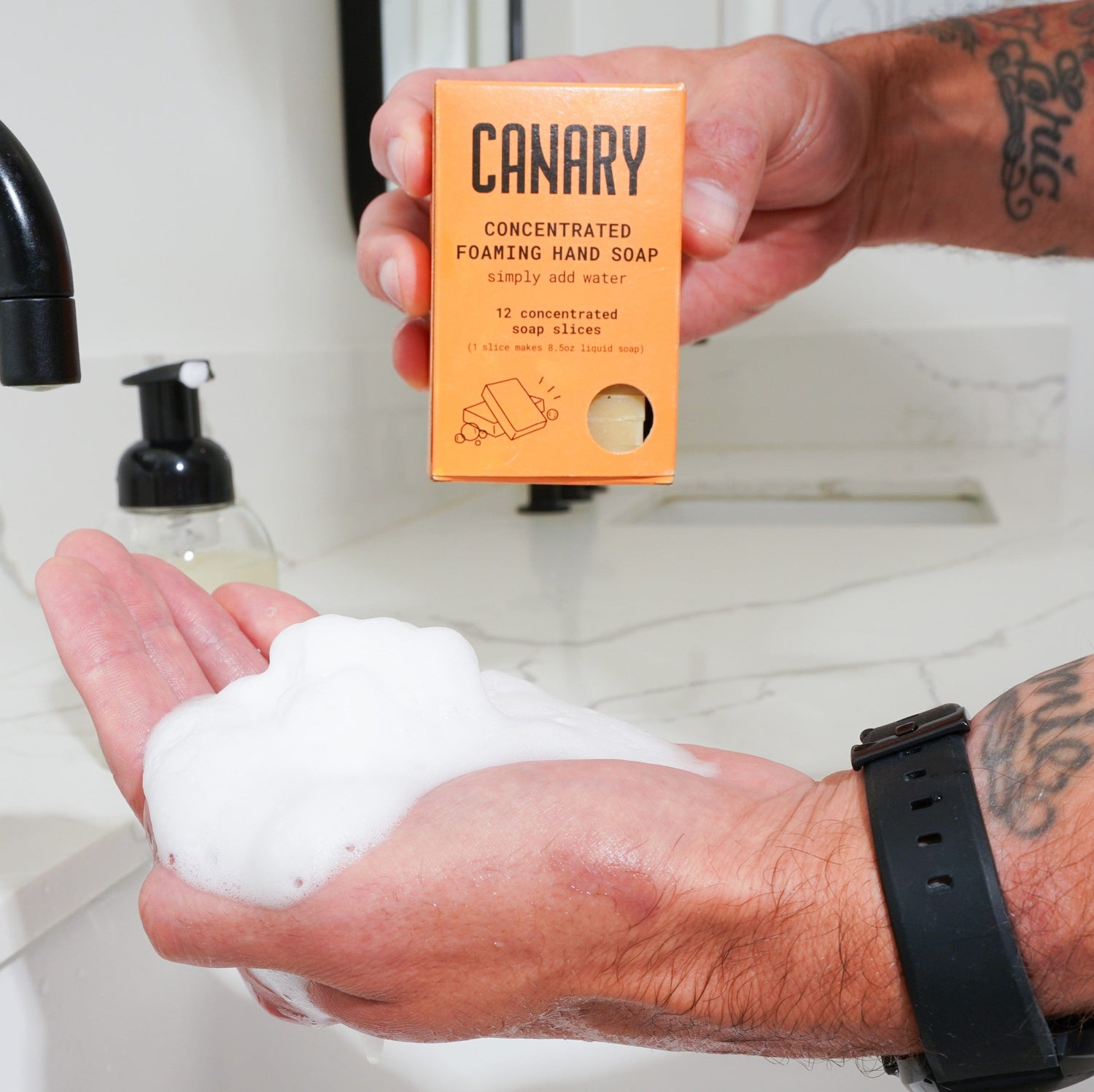 Canary Hand Soap Cedar Mint Concentrated Hand Soap Refill Bars