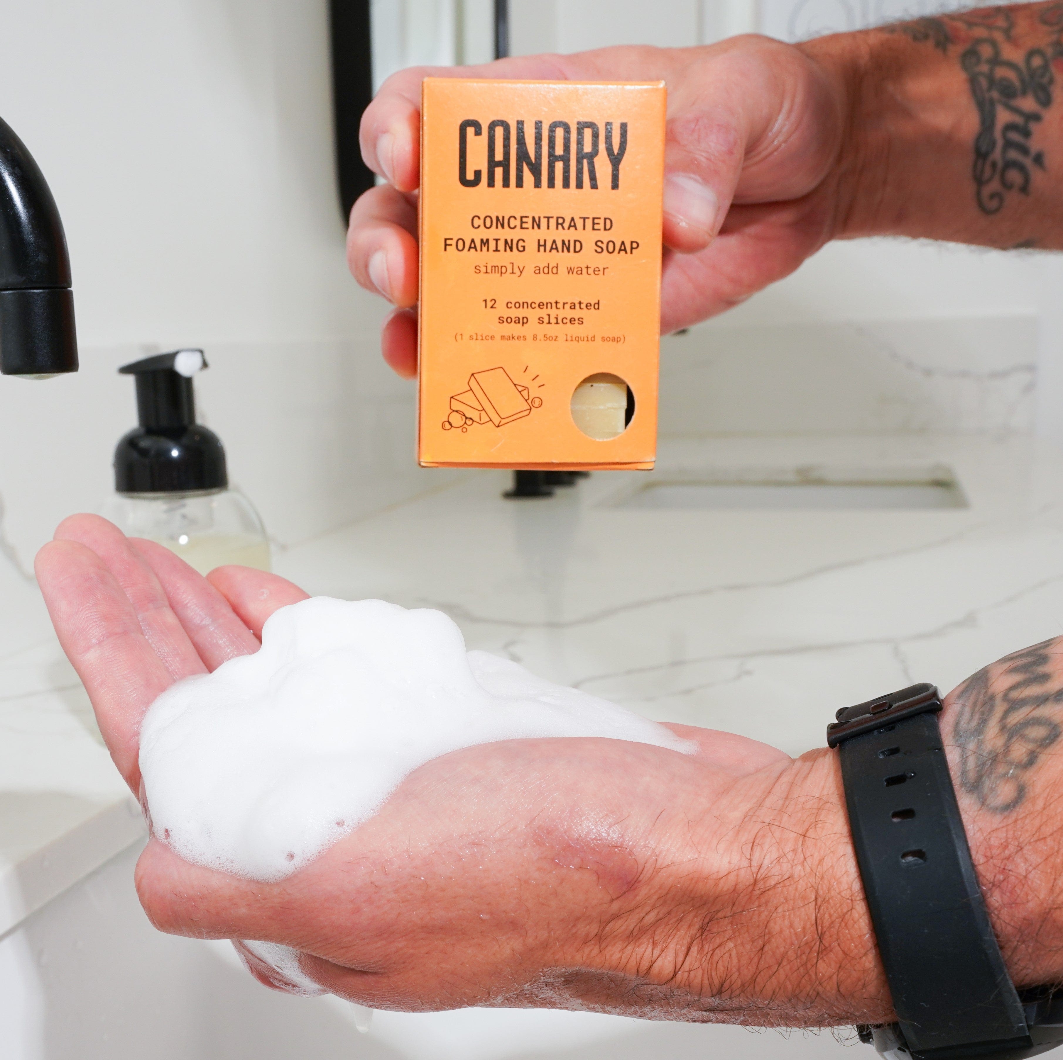 Canary Hand Soap Cedar Mint Concentrated Hand Soap Refill Bars
