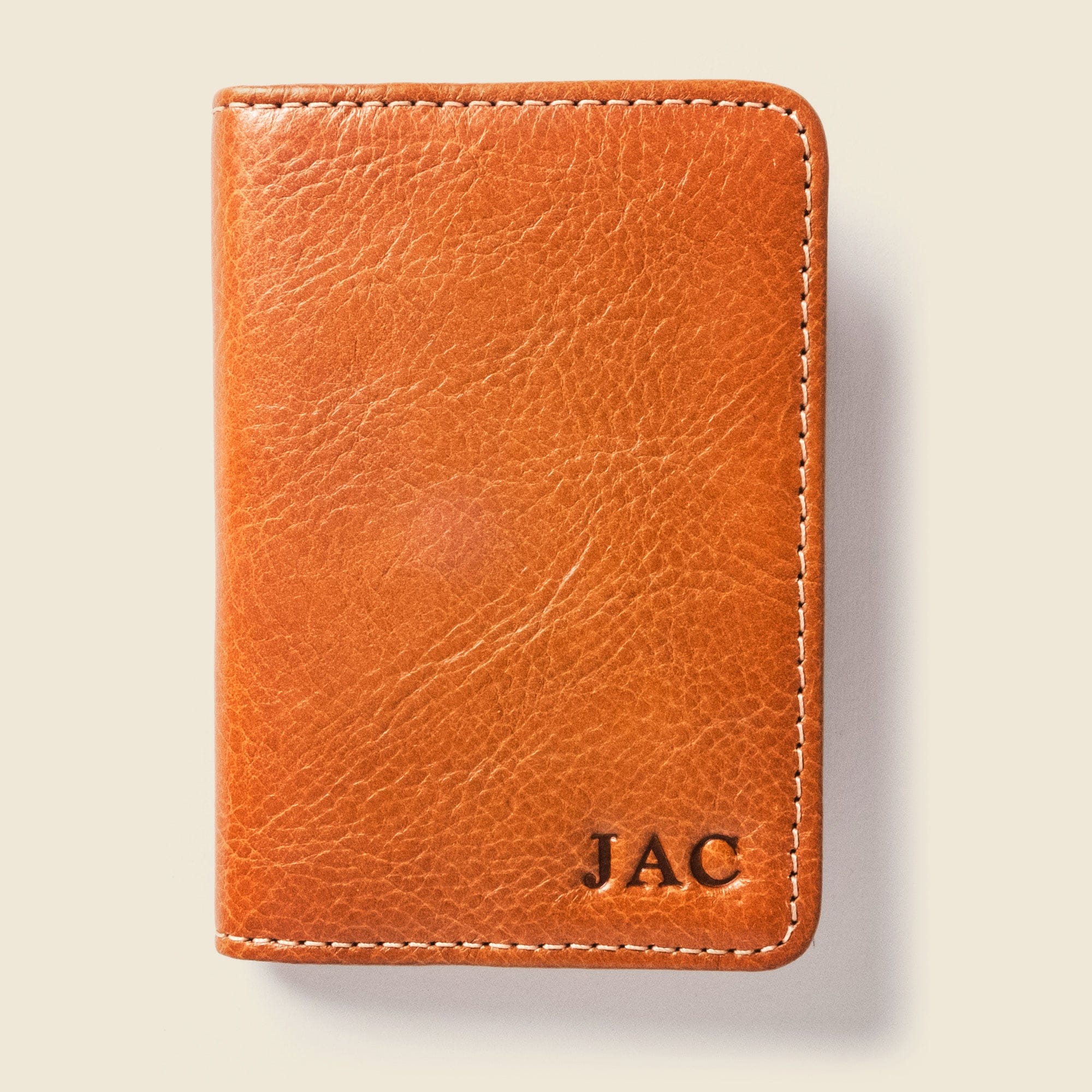 CASUPO Small Bifold Yes please! (+$10) Compact Bifold with RFID protection - Natural