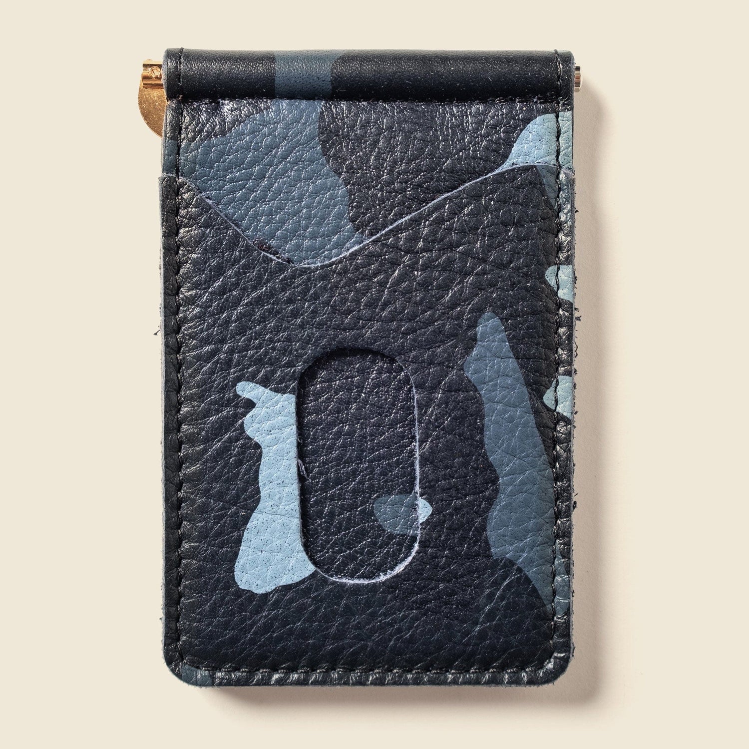 Money Clip Wallet - Blue Camo