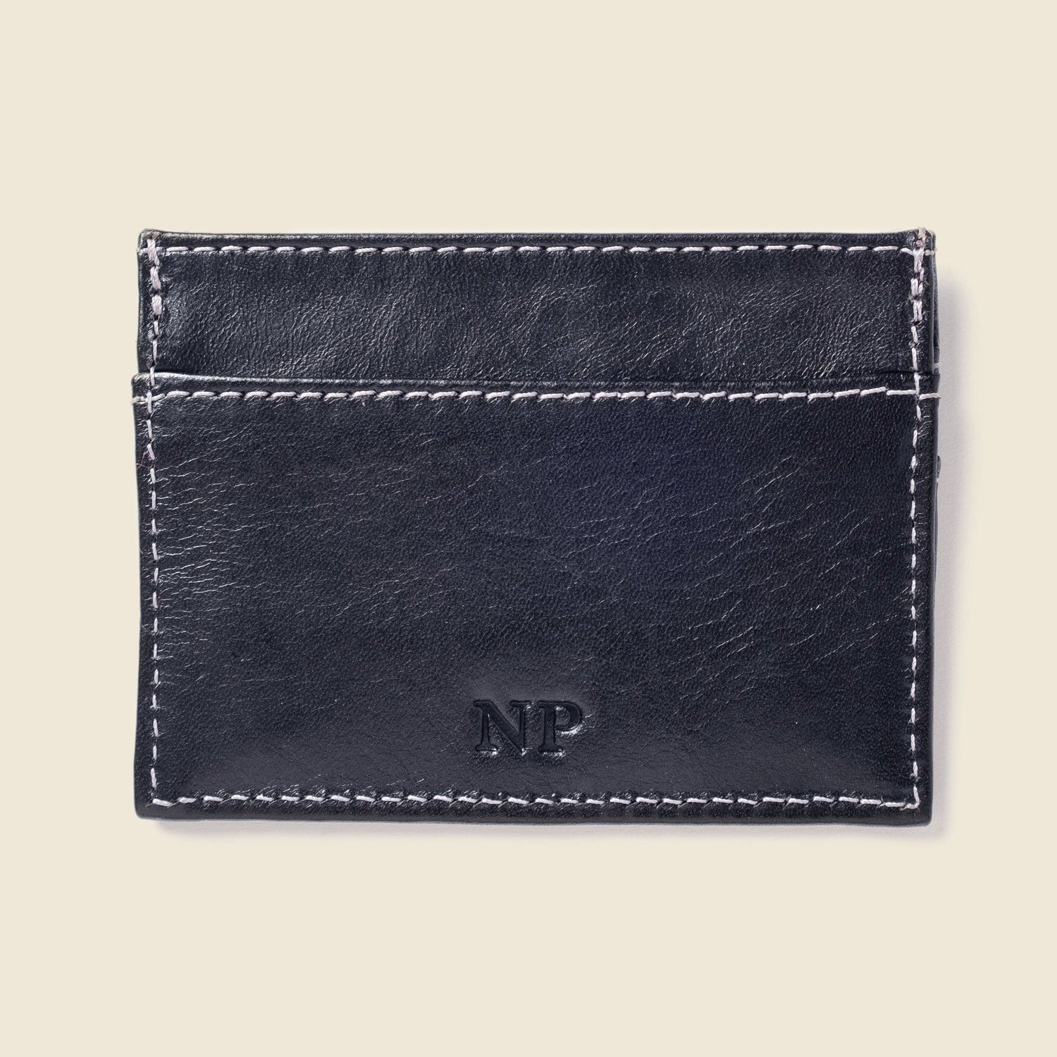 CASUPO Slim Card Holder Yes please! (+$10) Slim Card Holder Wallet with RFID Protection - Black