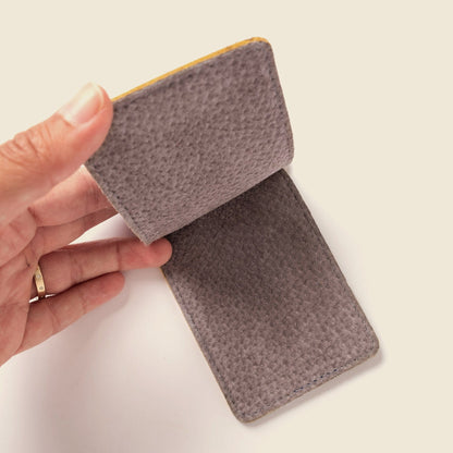 Money Clip Wallet - Blue / Yellow