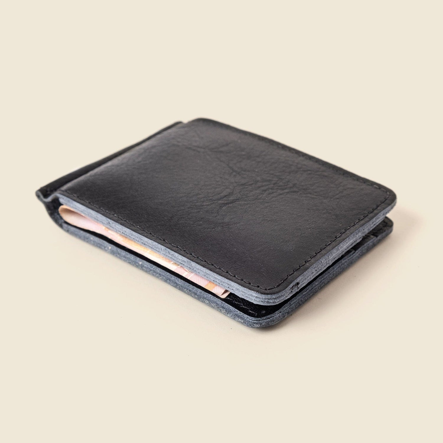 CASUPO Money Clip Wallet None Bifold Money Clip Wallet - Black