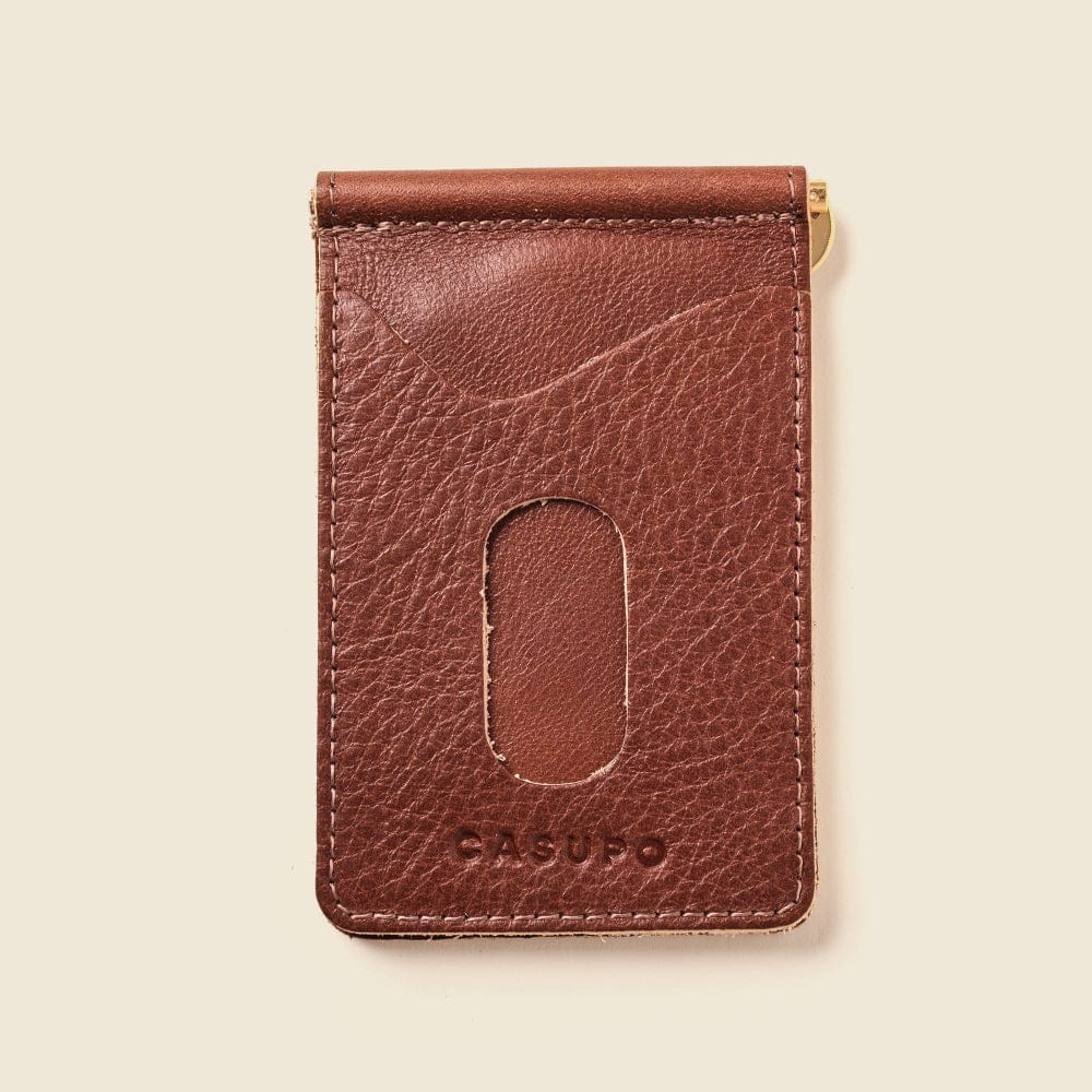 CASUPO Money Clip Wallet None Money Clip Wallet - Chocolate