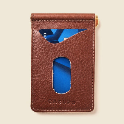 CASUPO Money Clip Wallet Money Clip Wallet - Chocolate