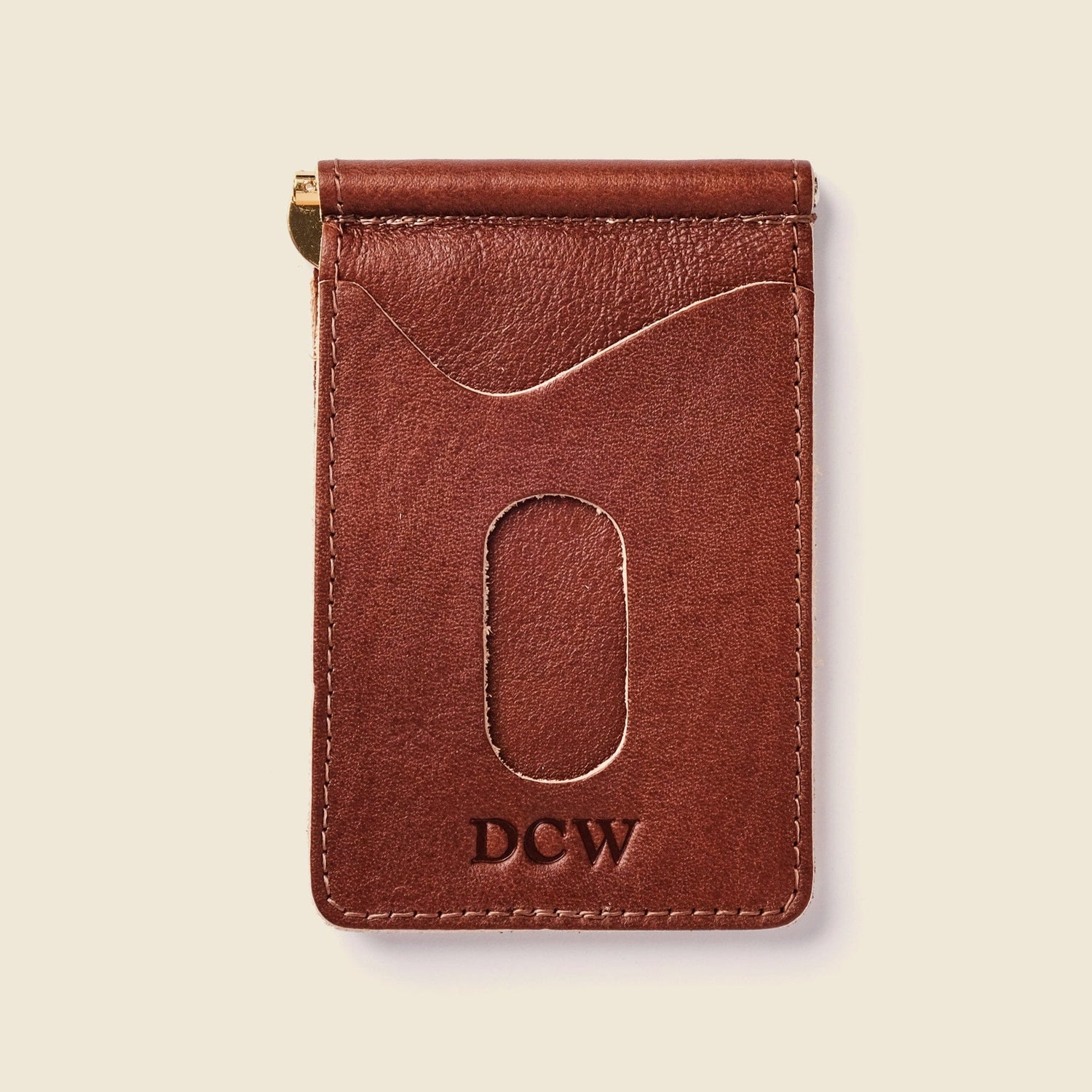 Money Clip Wallet - Chocolate