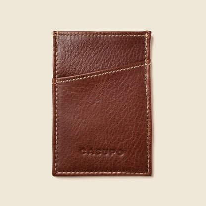 Minimalist Wallet with RFID Protection - Chocolate