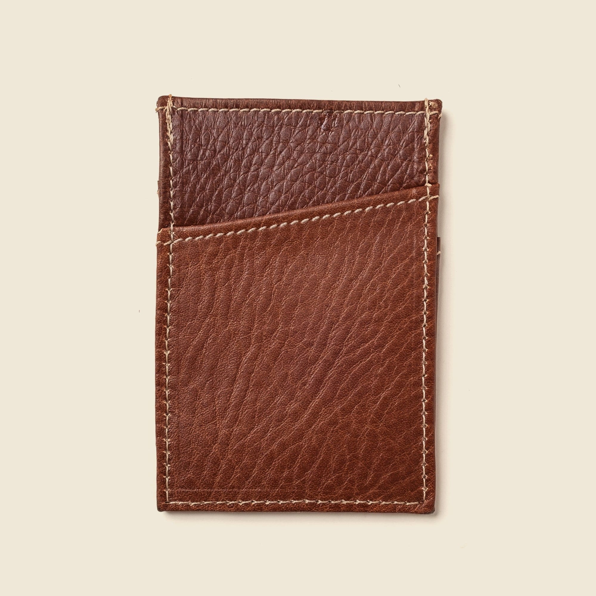 CASUPO Slim Card Holder Minimalist Wallet with RFID Protection - Chocolate