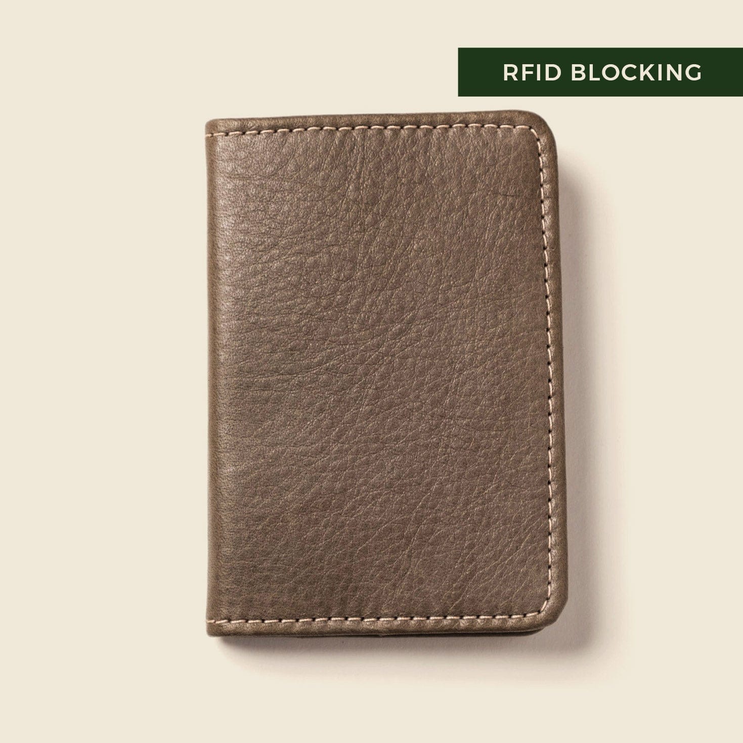 CASUPO Small Bifold Compact Bifold with RFID Protection - Grey