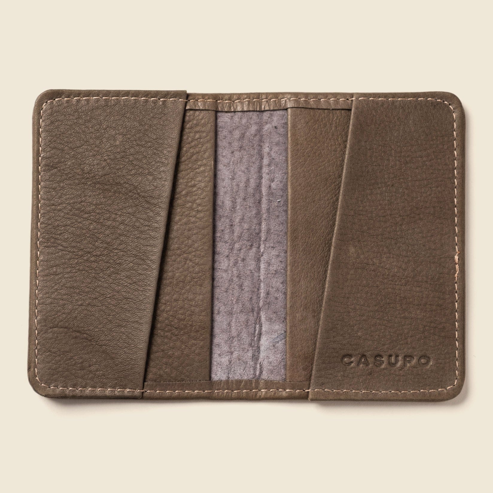 CASUPO Small Bifold Compact Bifold with RFID Protection - Grey