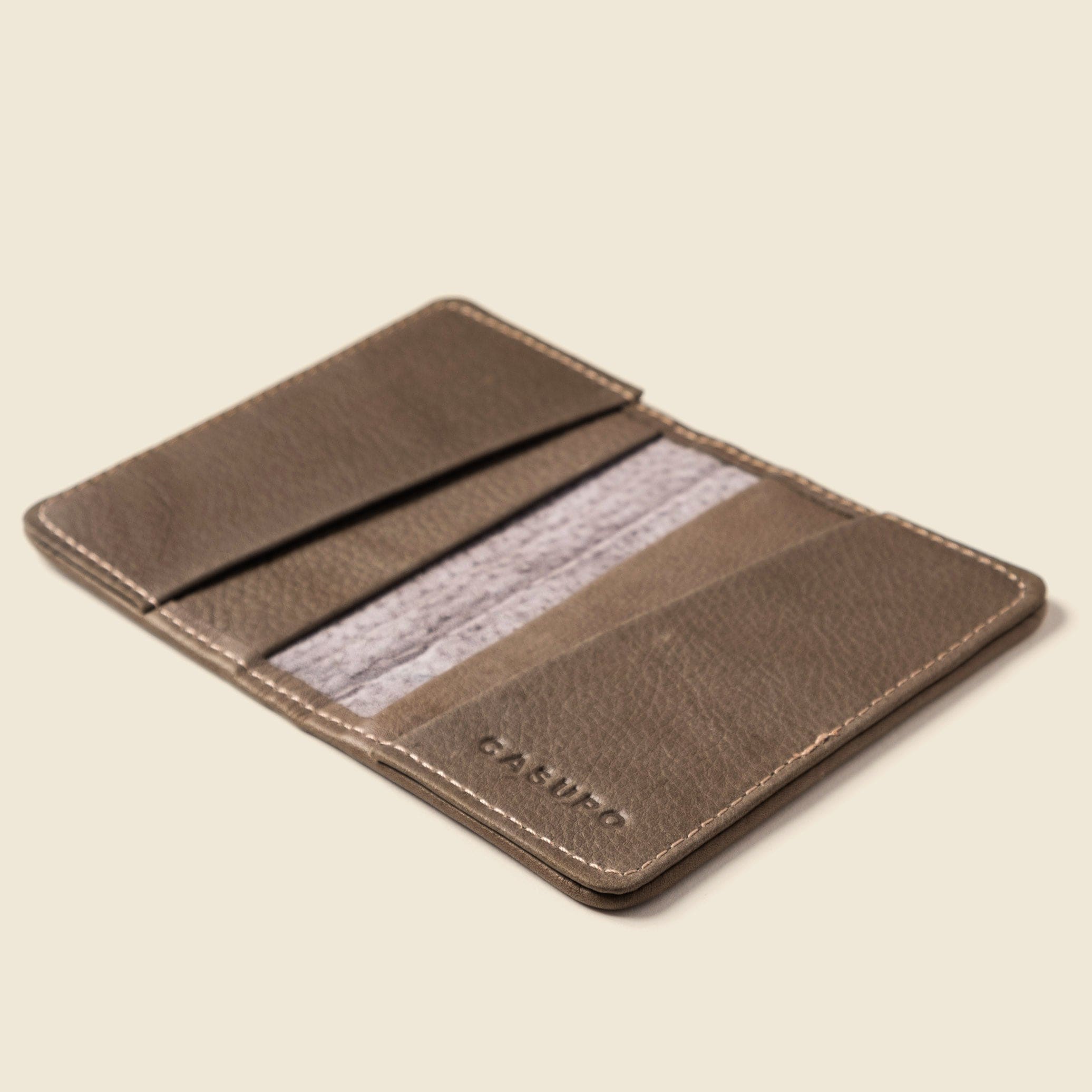CASUPO Small Bifold Compact Bifold with RFID Protection - Grey