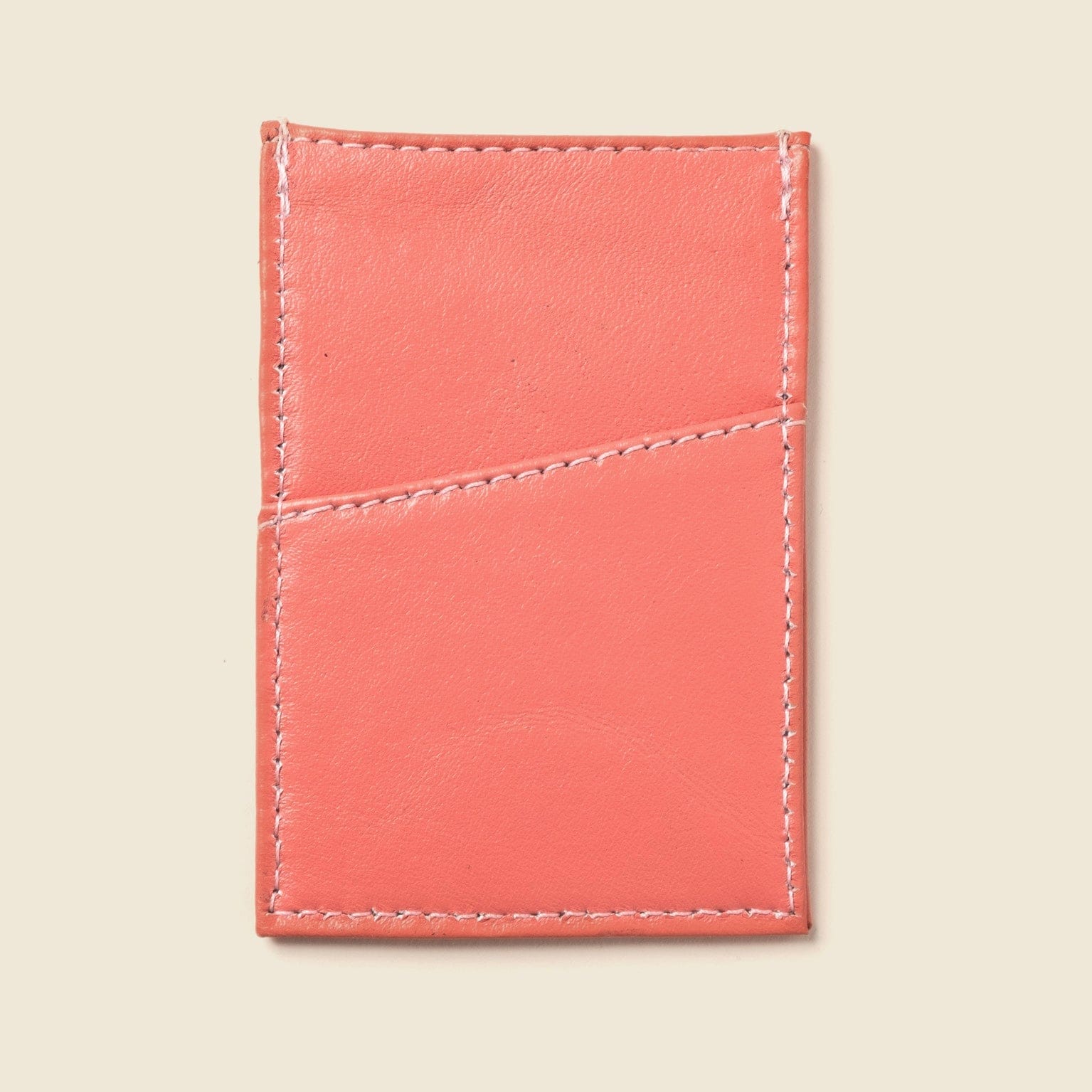 CASUPO Slim Card Holder Minimalist Wallet With RFID Protection - Pastel Pink