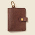 CASUPO Small Bifold Wallet with Snap and Key Ring - Bronze Glow