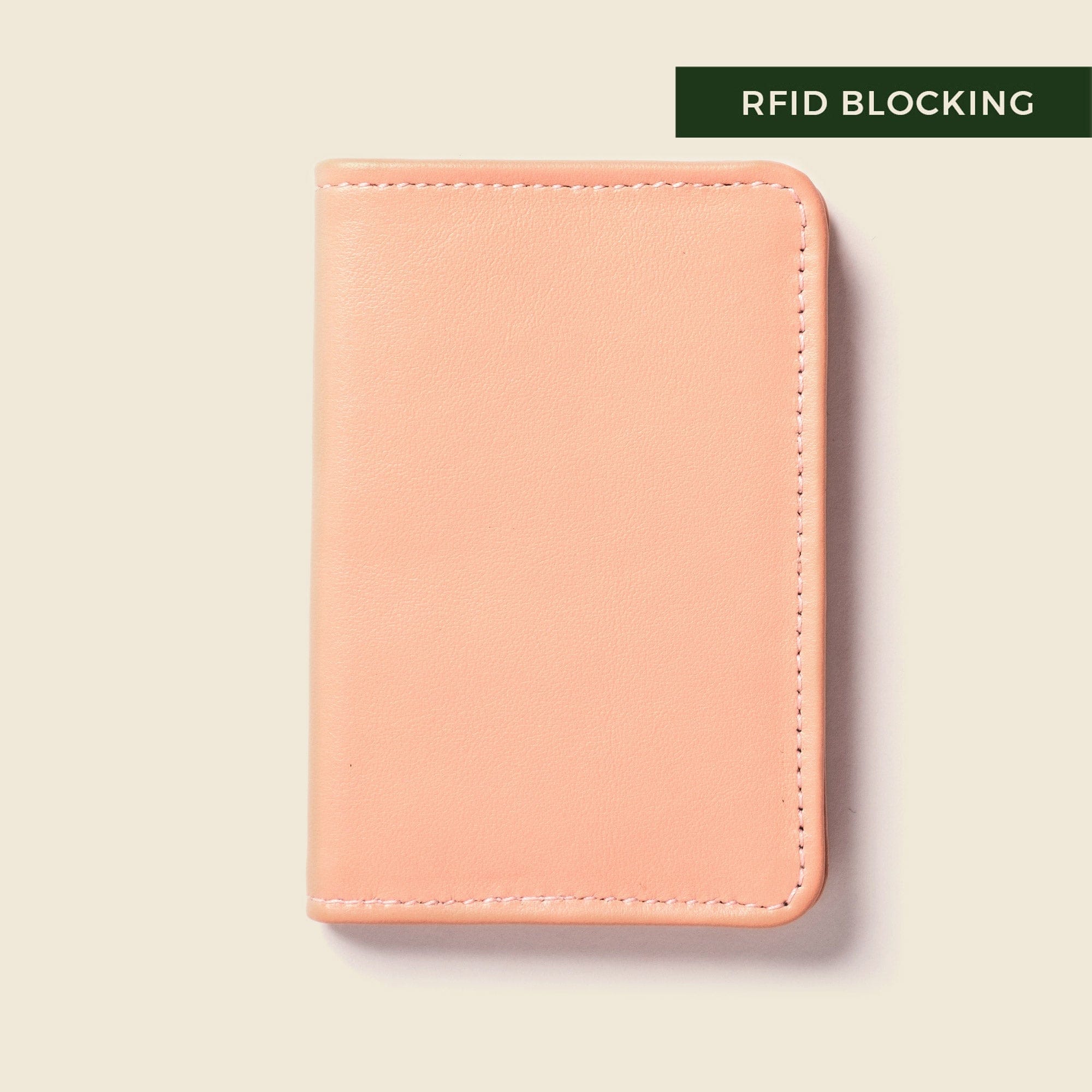 CASUPO Small Bifold Compact Bifold with RFID Protection - Soft Pink