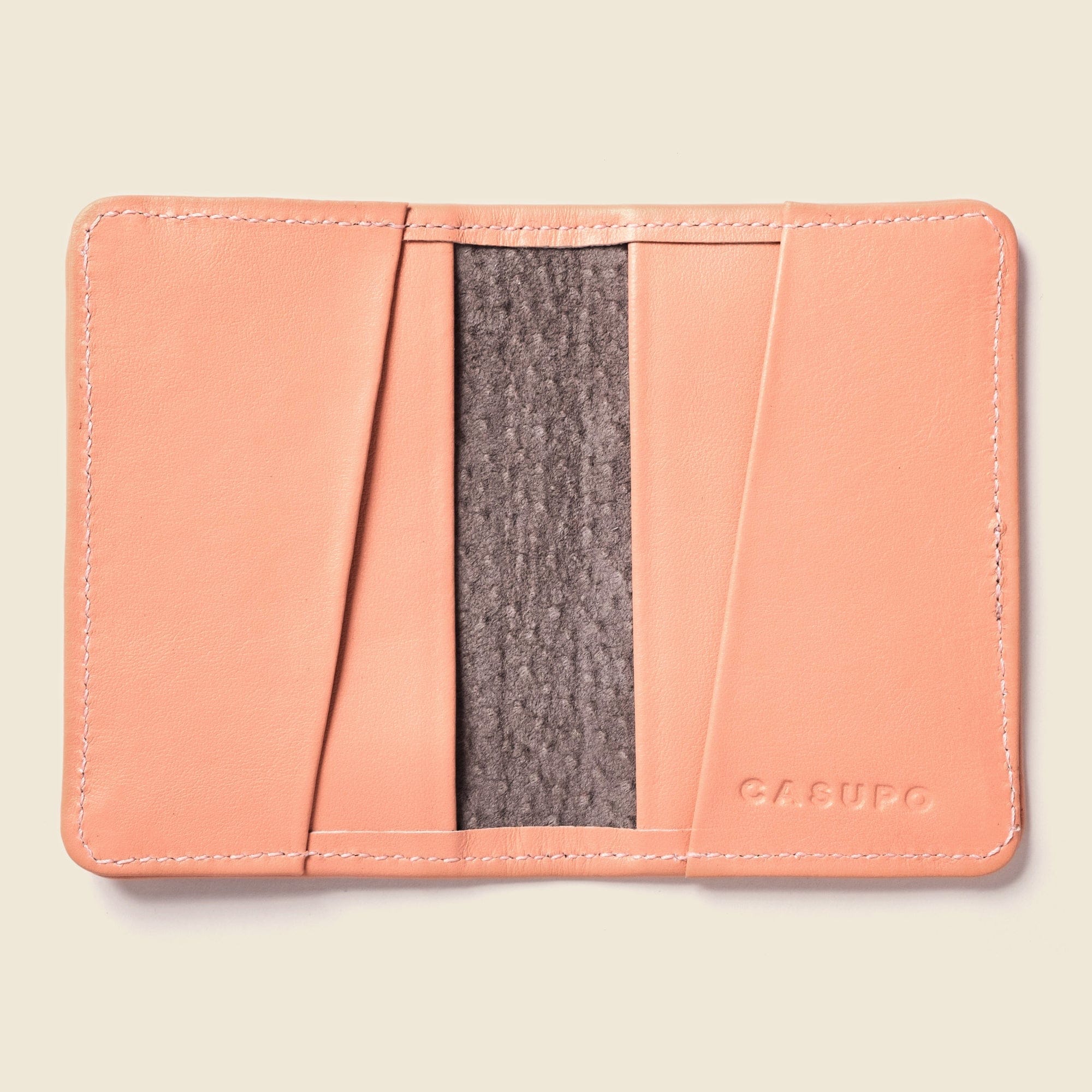 CASUPO Small Bifold Compact Bifold with RFID Protection - Soft Pink