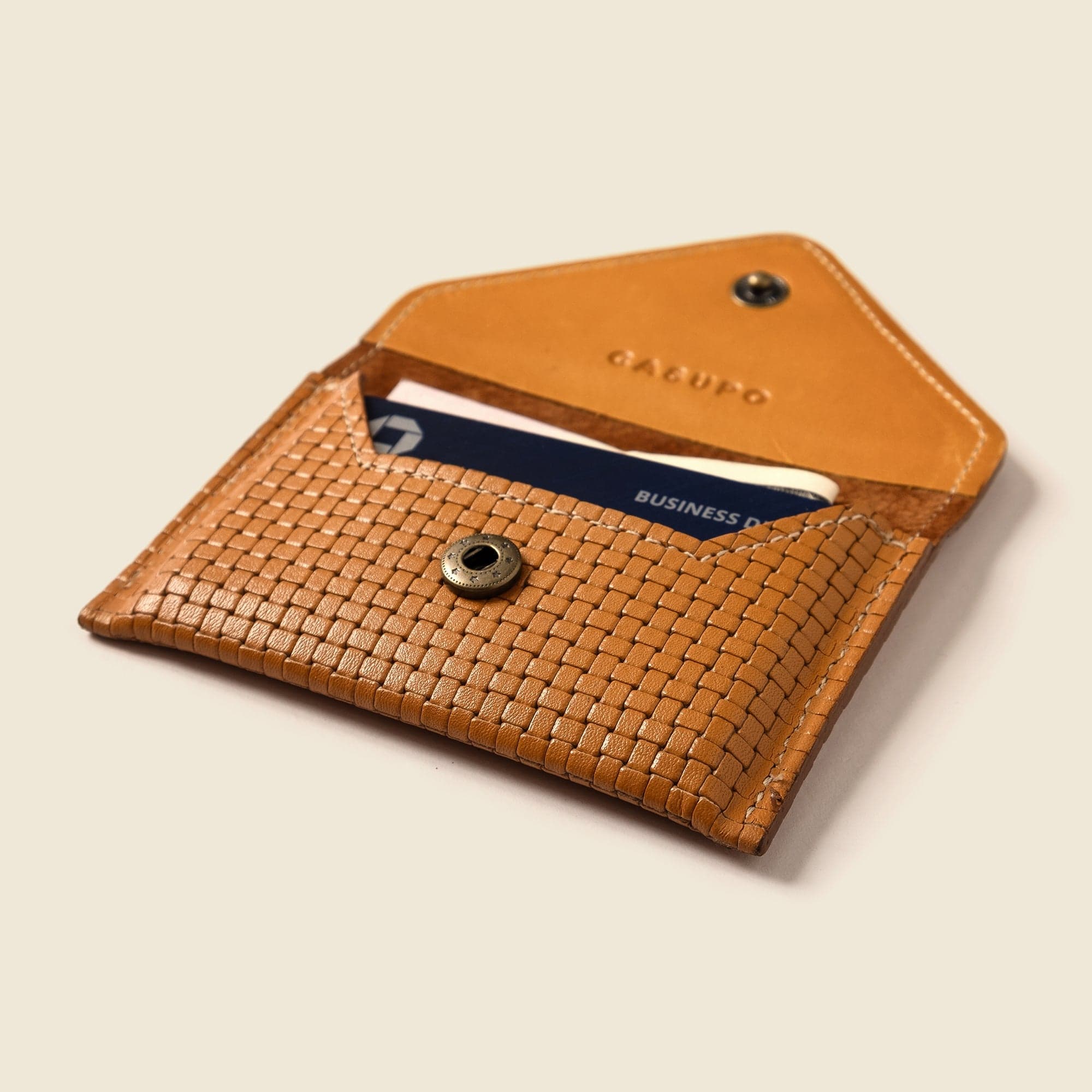 CASUPO Envelope Wallet Mini Envelope Wallet With RFID protection - Tan Limited Edition