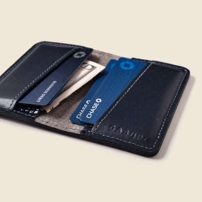 Compact Bifold with RFID Protection - Navy Limited Edition