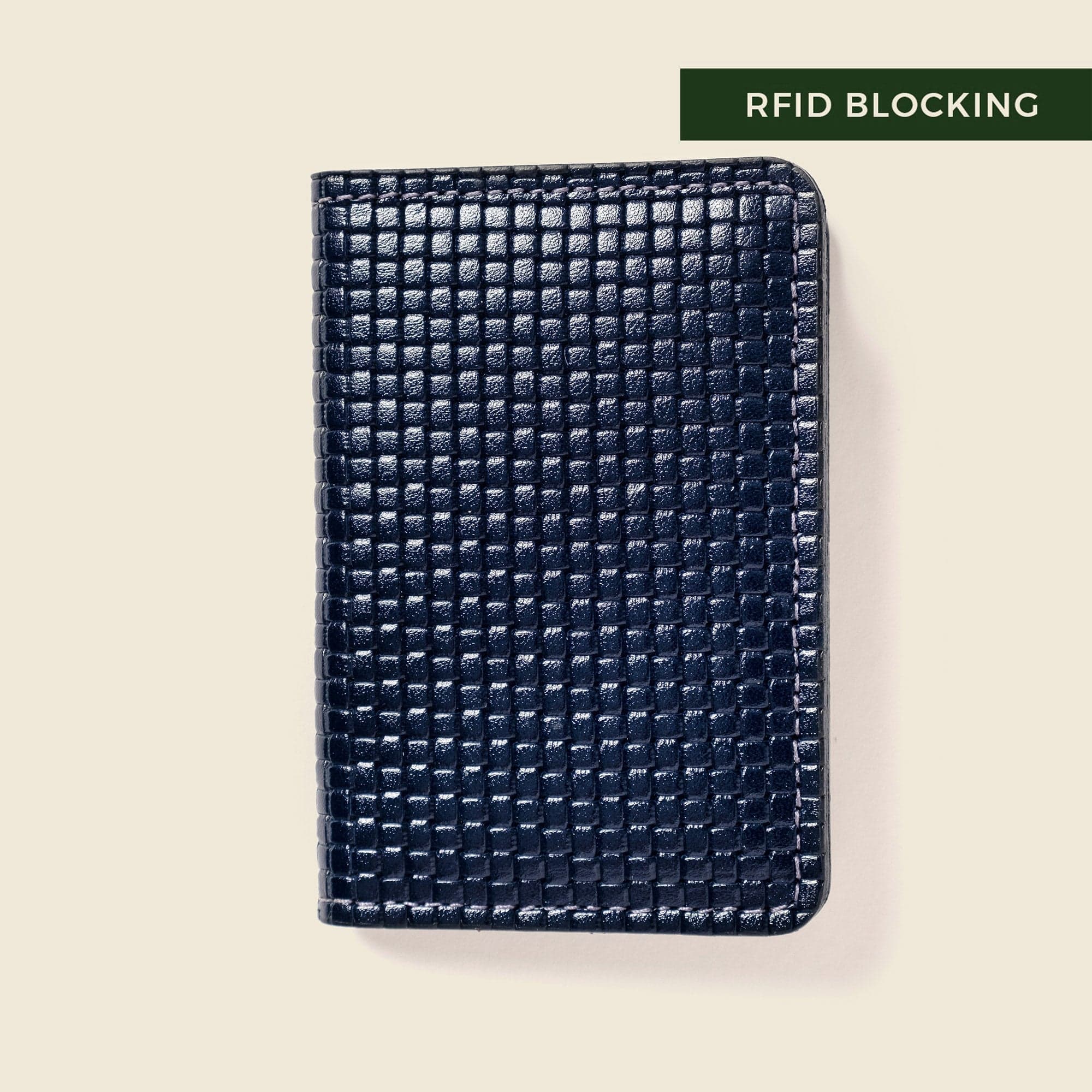 CASUPO Small Bifold Compact Bifold with RFID Protection - Navy Limited Edition
