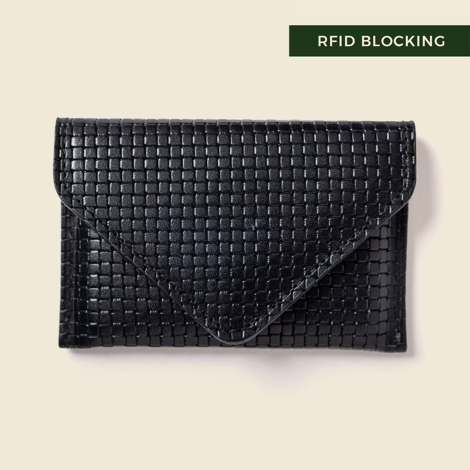 CASUPO Envelope Wallet Mini Envelope Wallet With RFID protection - Black Limited Edition