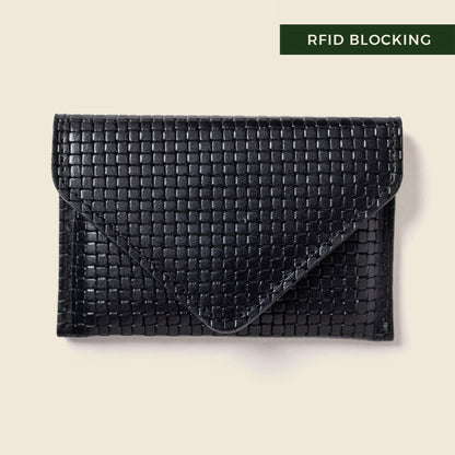 CASUPO Envelope Wallet Mini Envelope Wallet With RFID protection - Black Limited Edition