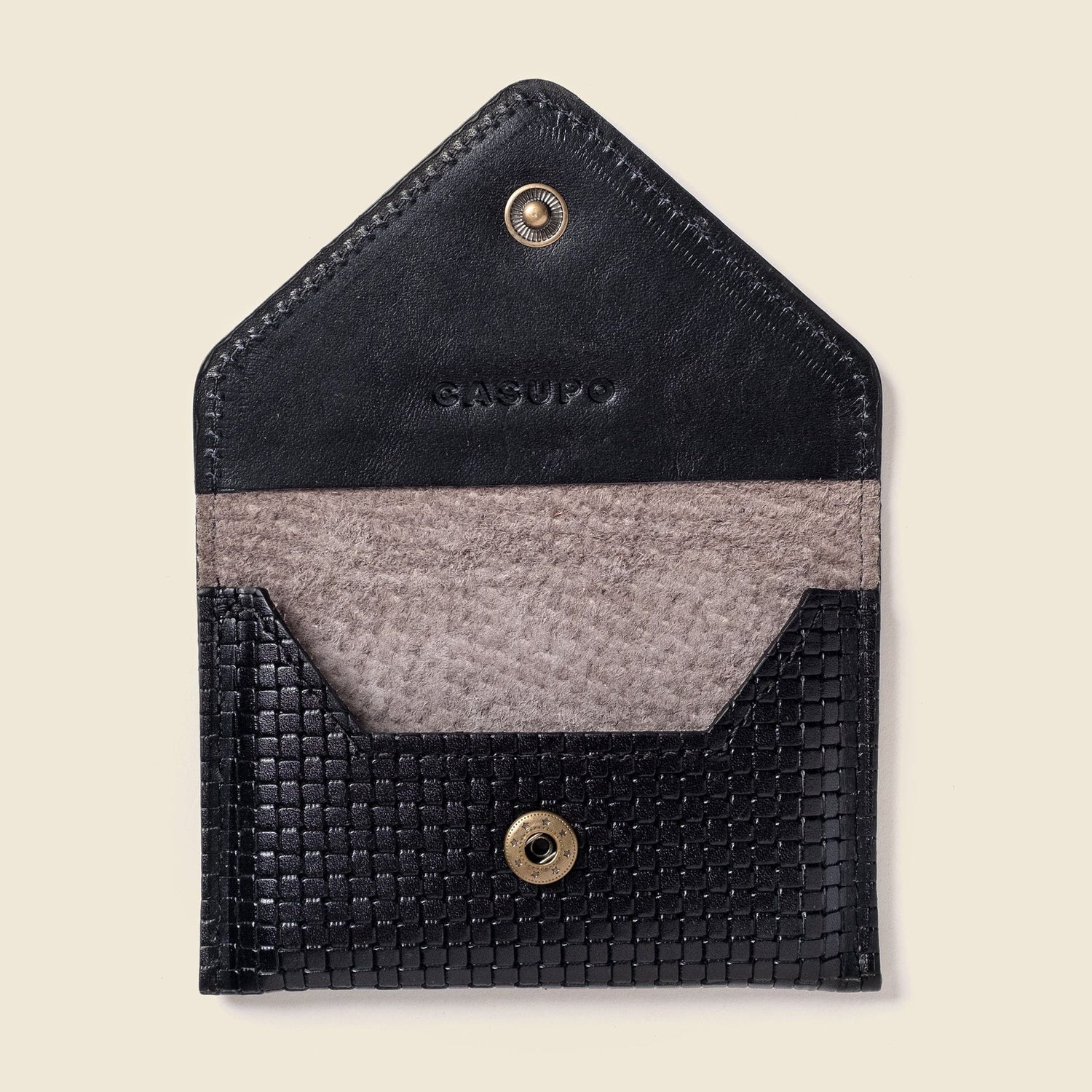 CASUPO Envelope Wallet Mini Envelope Wallet With RFID protection - Black Limited Edition