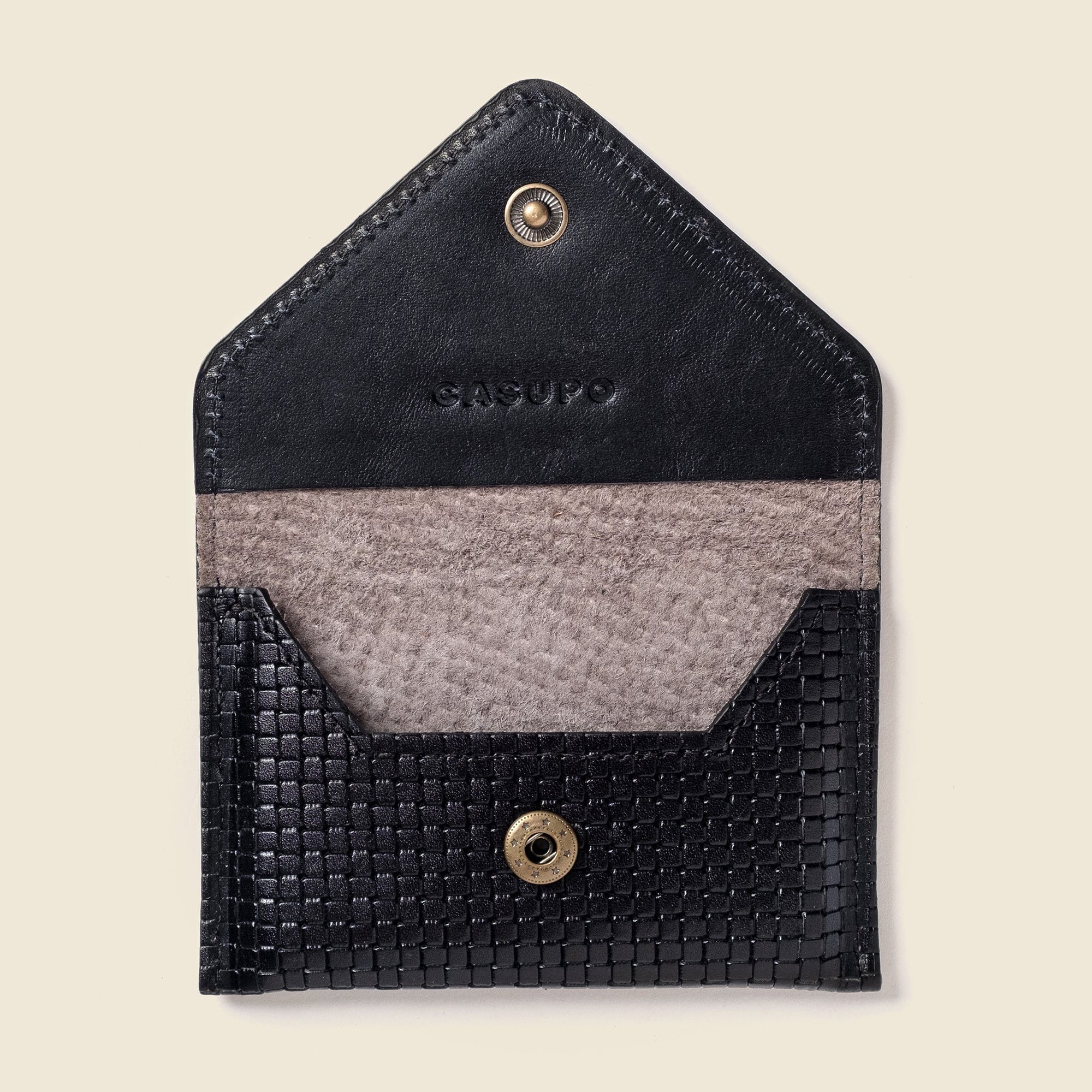 CASUPO Envelope Wallet Mini Envelope Wallet With RFID protection - Black Limited Edition