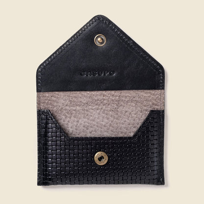 CASUPO Envelope Wallet Mini Envelope Wallet With RFID protection - Black Limited Edition