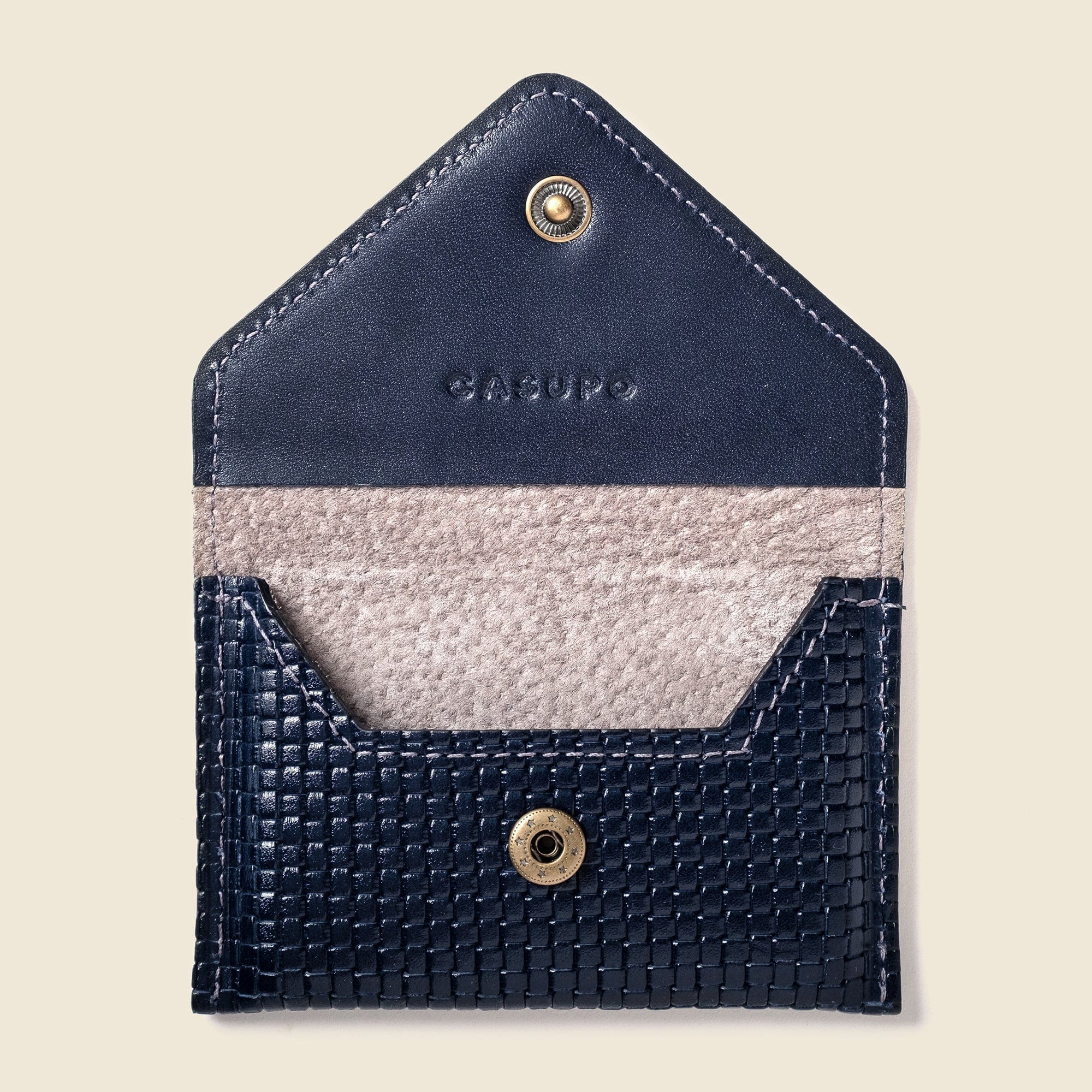 CASUPO Envelope Wallet Mini Envelope Wallet With RFID protection - Navy Limited Edition